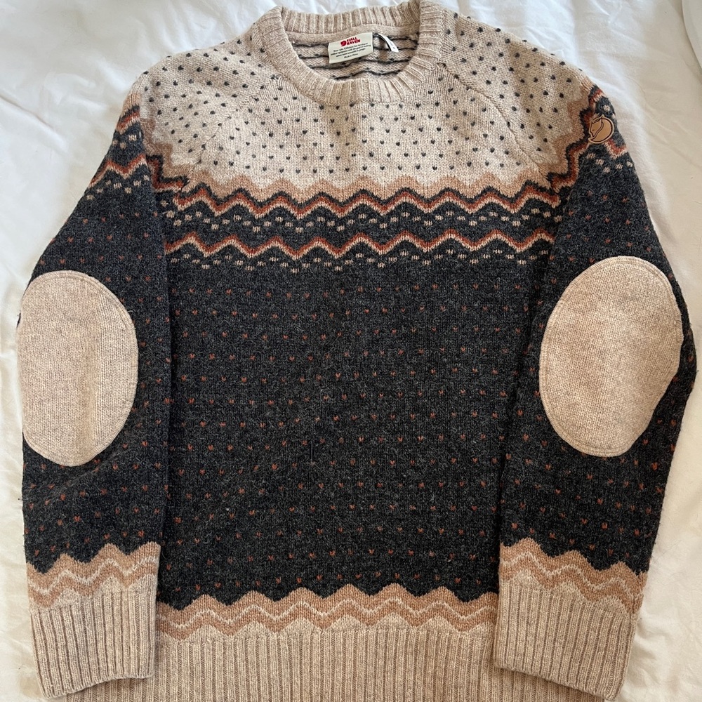 Men’s Fjallraven Ovik Fair Isle Knit Sweater